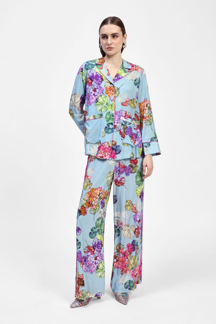 Floral Palazzo Trousers