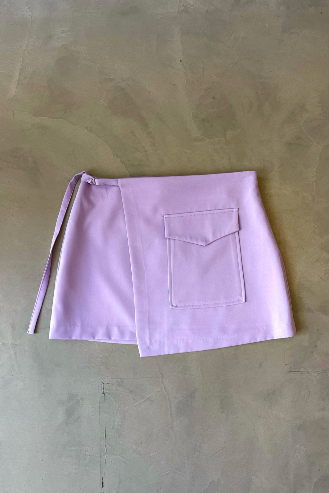 Wrapped Mini Skort with Pocket