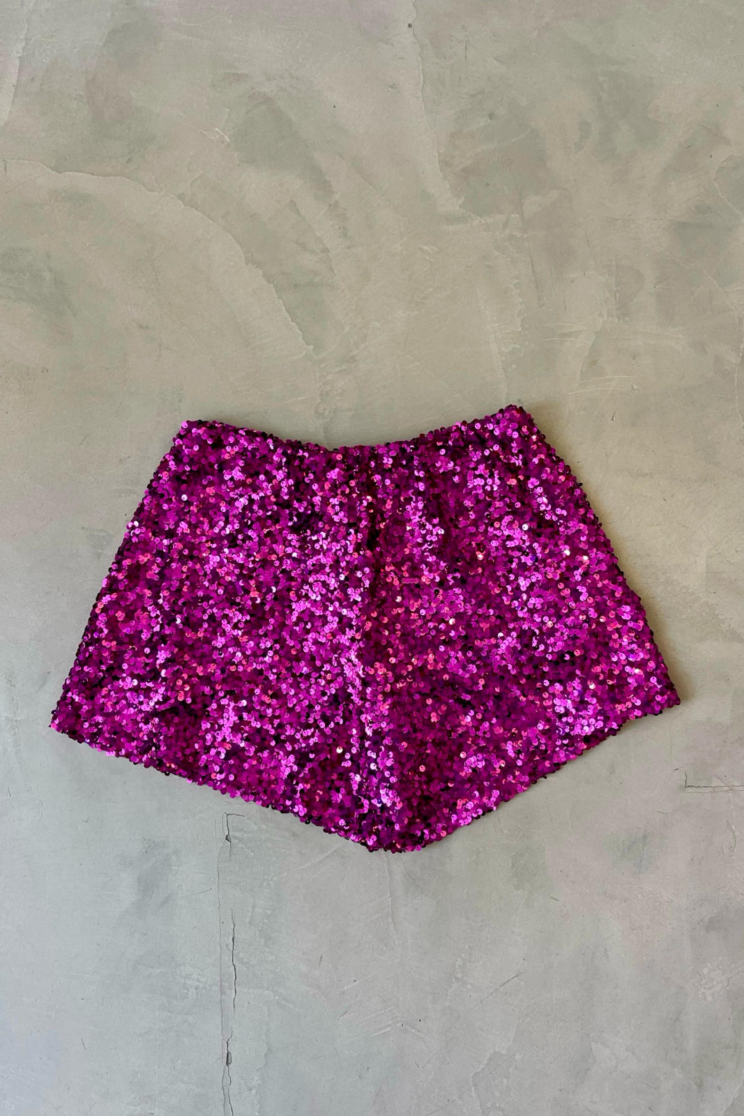 Sequined Mini Shorts