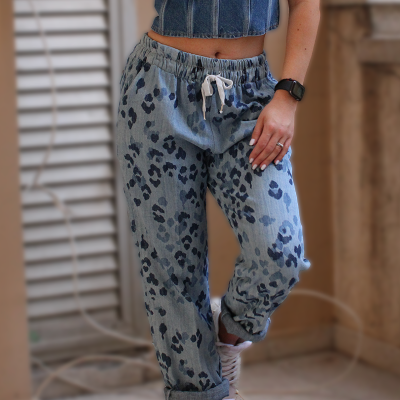 Leopard Print Pants