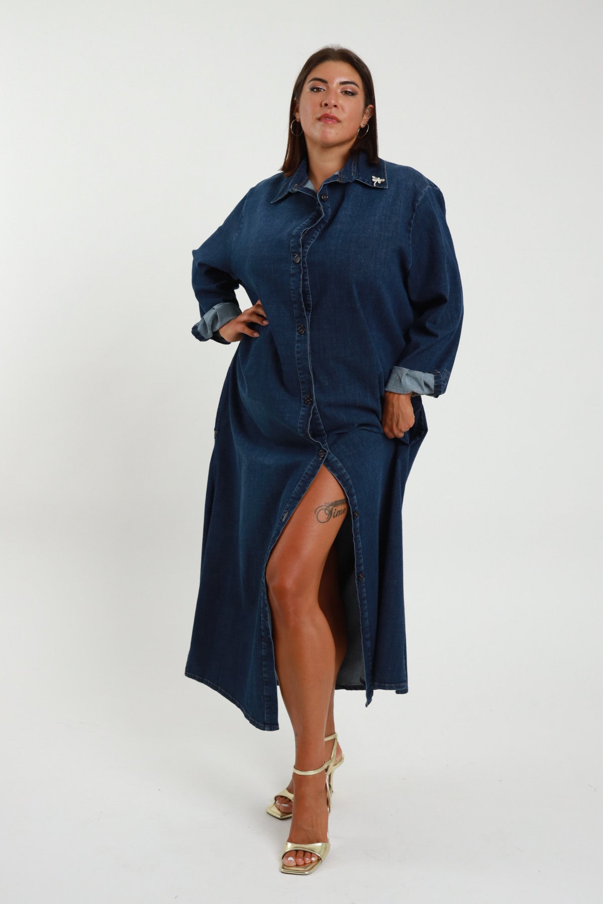 Denim Shirt Dress