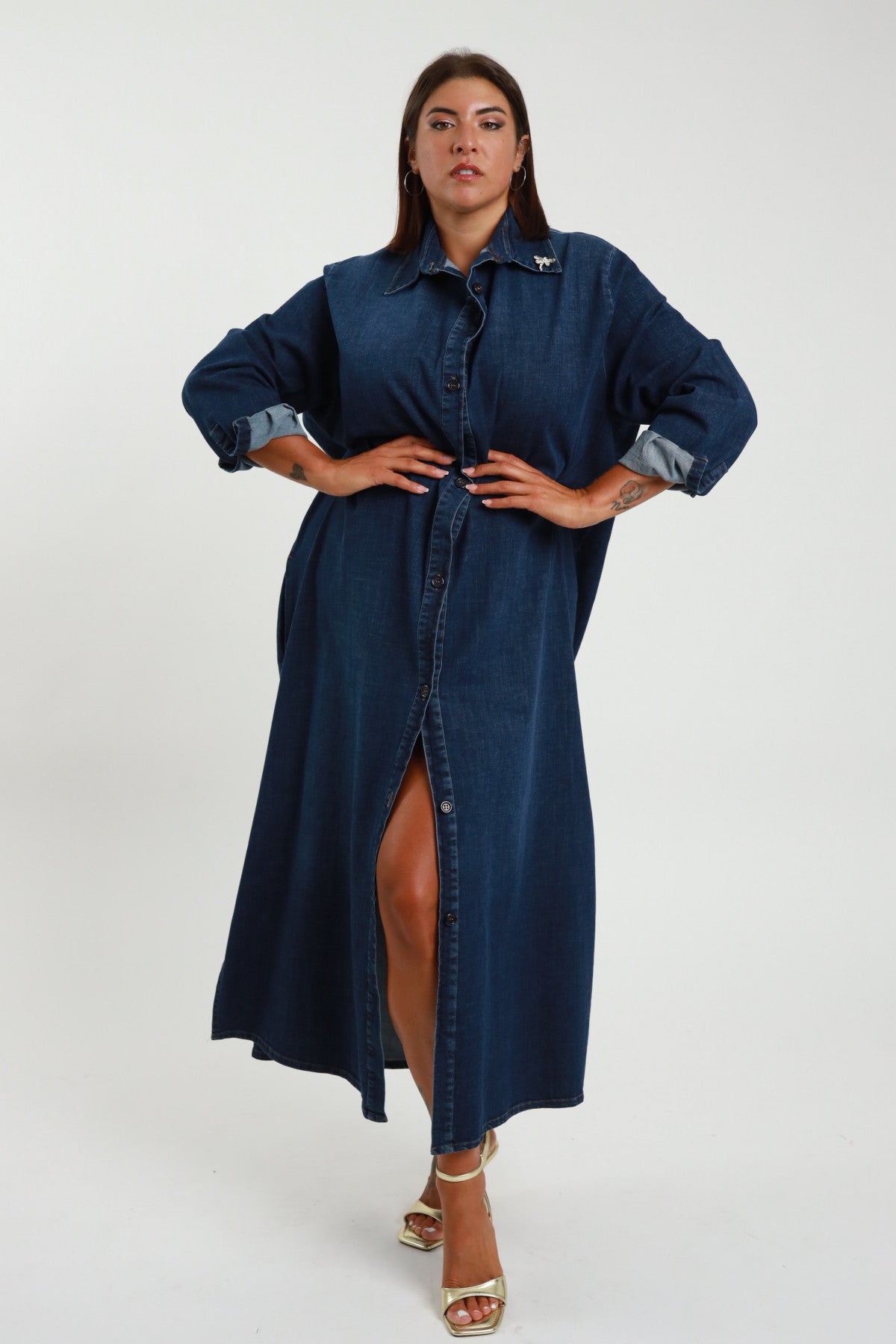 Denim Shirt Dress
