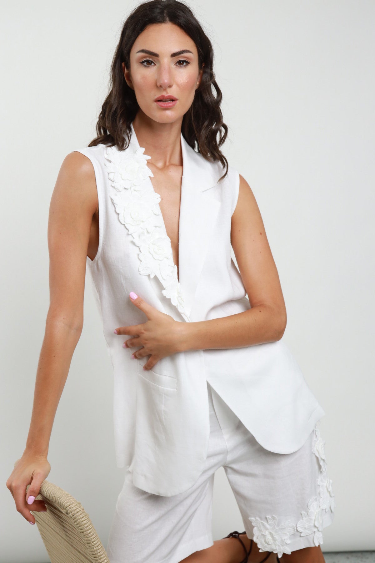 Sleeveless Blazer Gilet