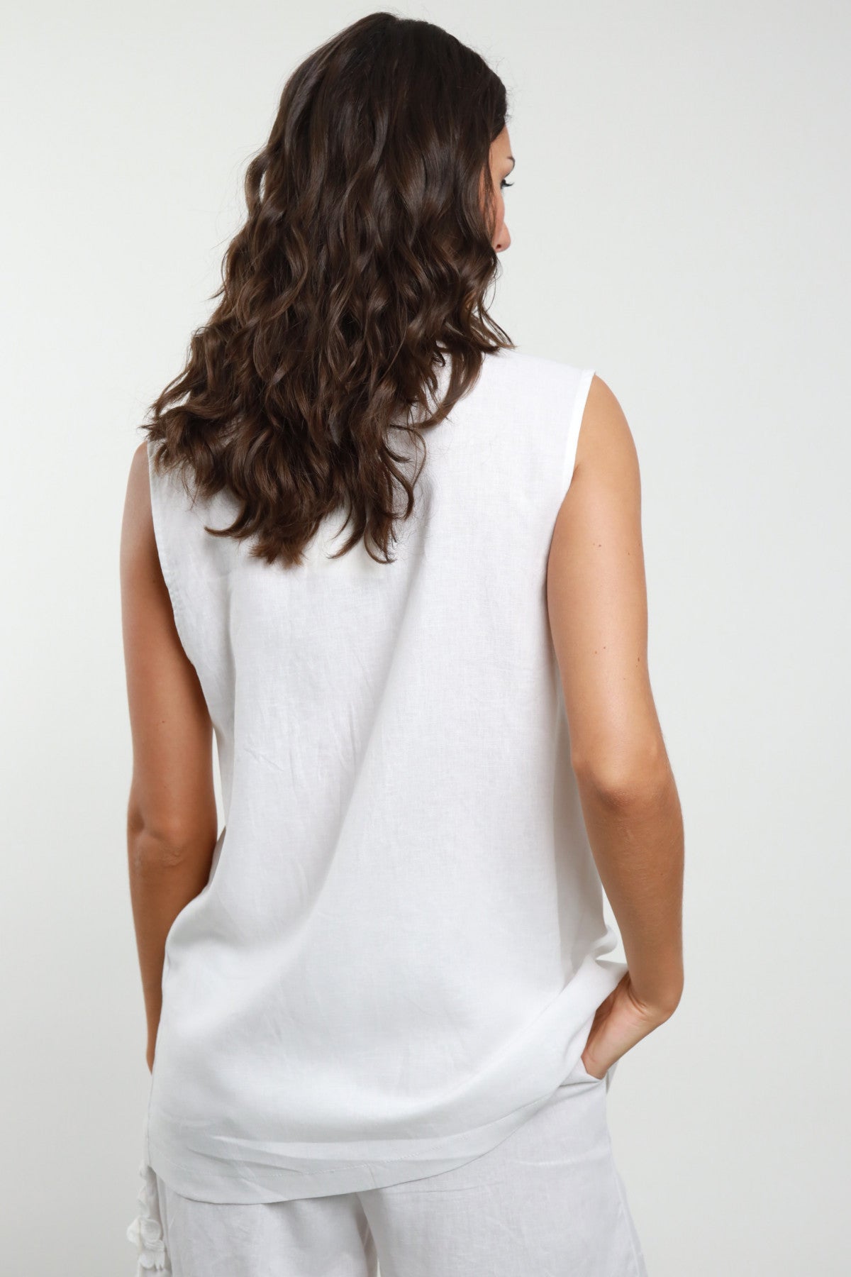 Sleeveless Blazer Gilet
