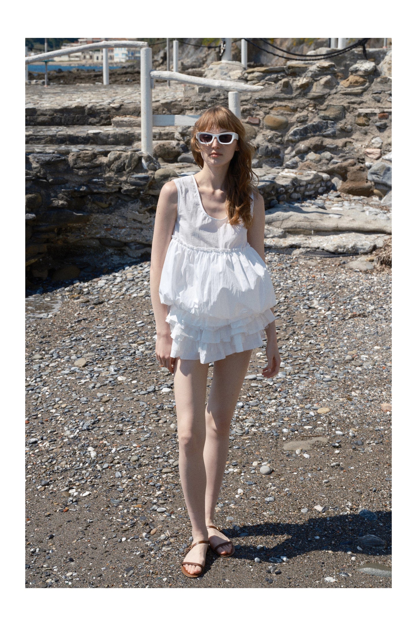 Shorts with Ruffles